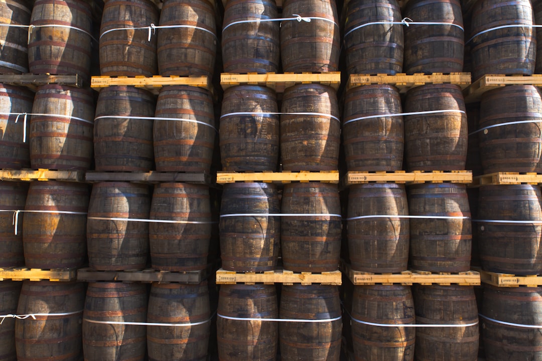 bourbon corn mash grain whiskey oak barrel charred interior