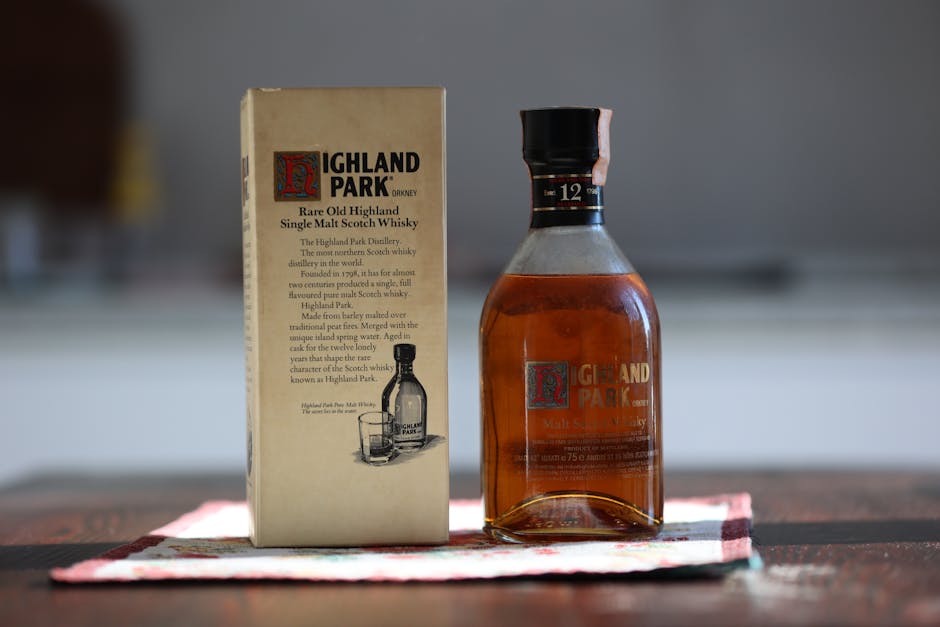 bourbon whiskey vs single malt scotch whisky bottles comparison