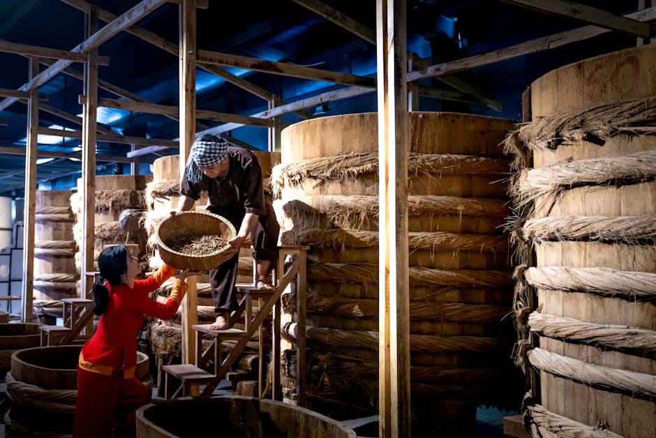 Japanese shochu distillery Kyushu imo sweet potato fermentation traditional craft