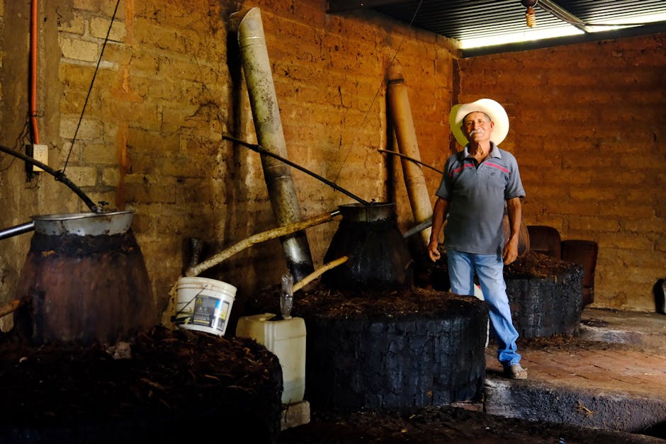 mezcal maestro oaxaca traditional distillery earthen pit roasting agave