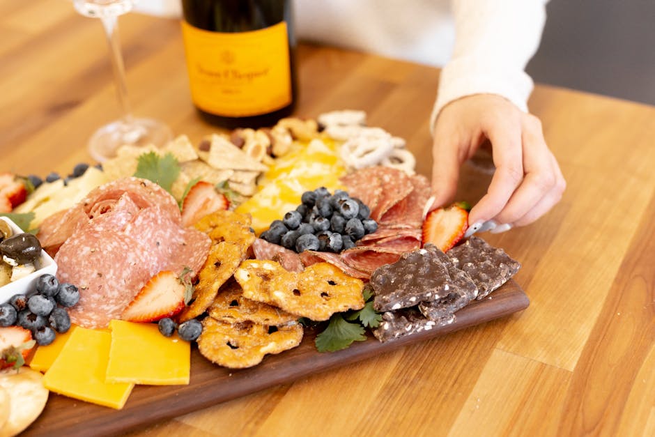 Irish whiskey food pairing cheese salmon chocolate platter