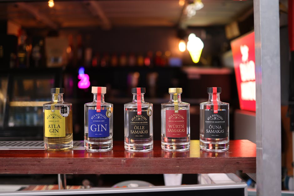 European gin bar interior Barcelona balloon glass craft gin