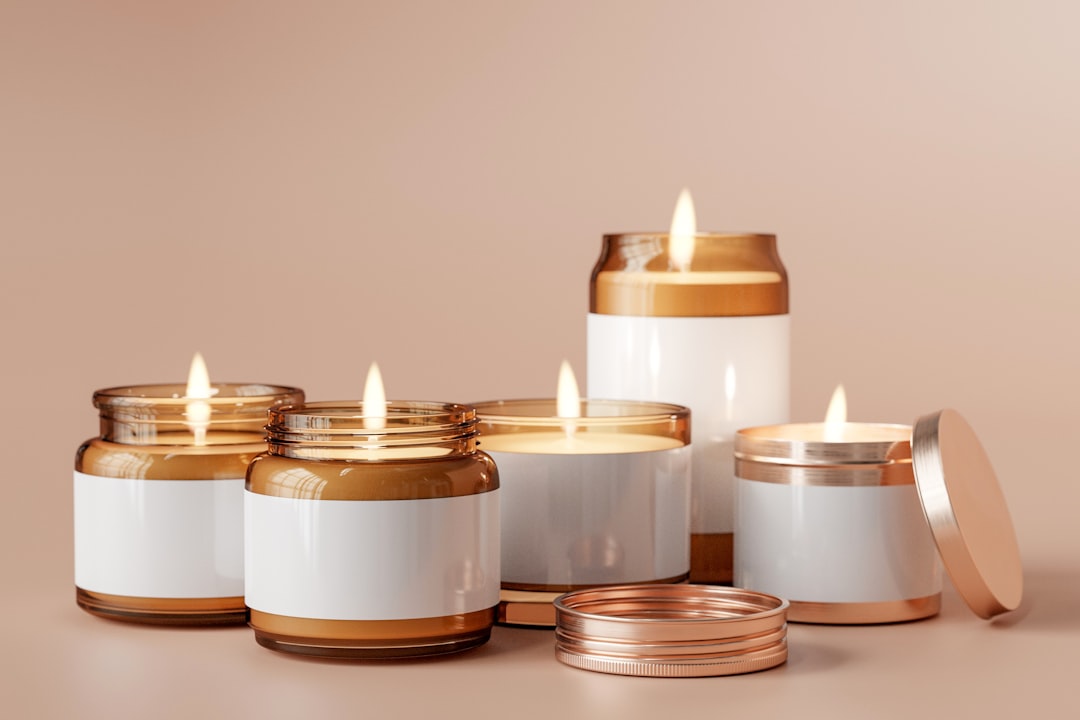 candle making supplies, soy wax fragrance oil workspace